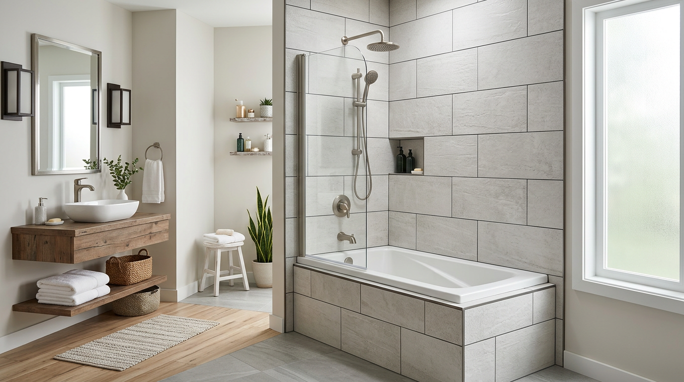 Featured image: shower to tub conversion